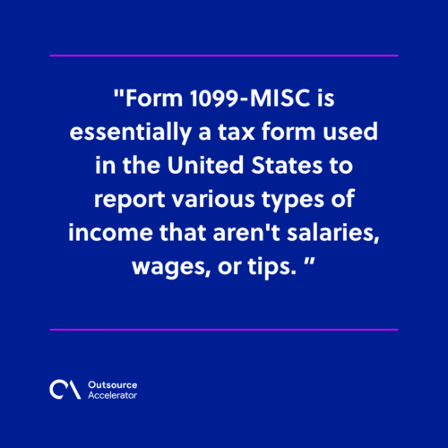 What is Form 1099-MISC