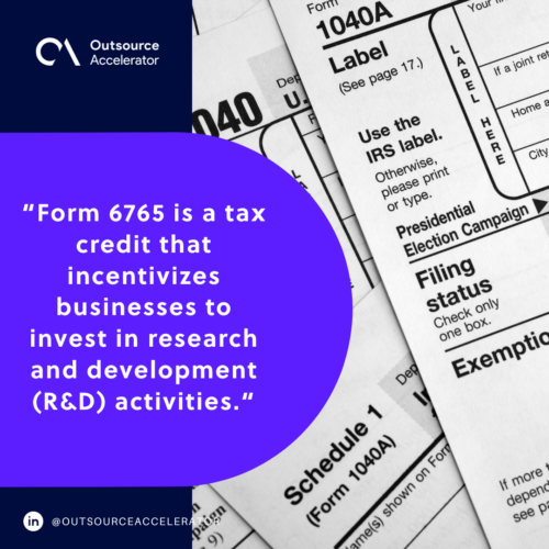 What is Form 6765
