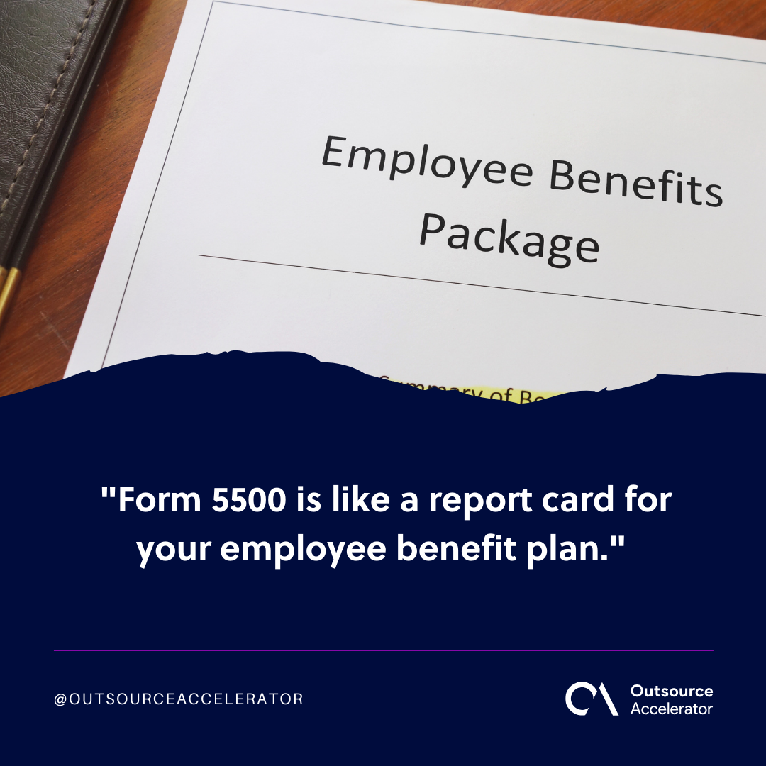 A quick overview of Form 5500 | Outsource Accelerator
