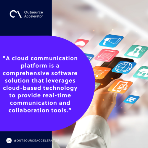 What is a cloud communication platform