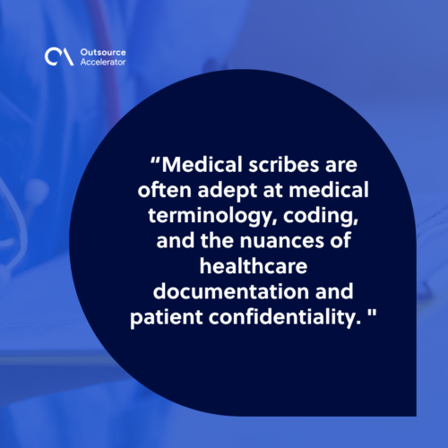 What is a medical scribe