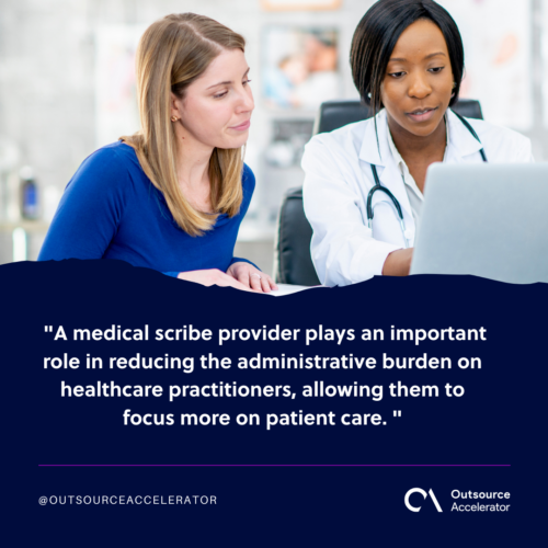 What is a medical scribe company