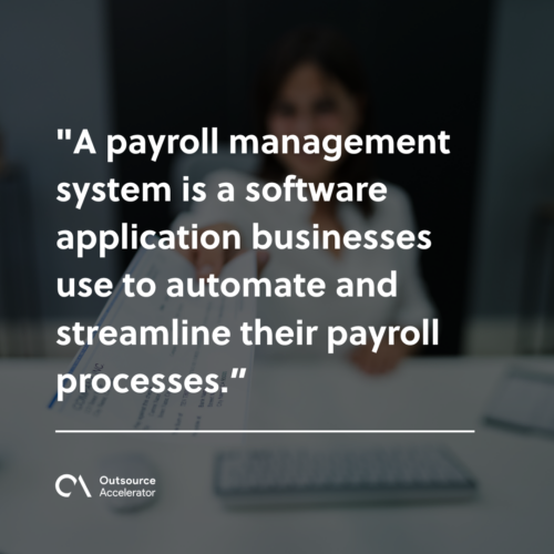 What is a payroll management system