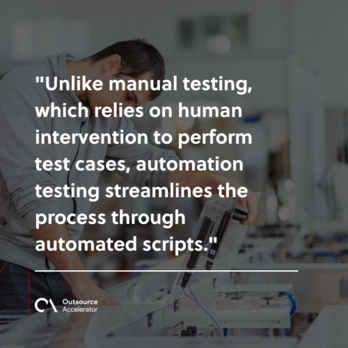 What is automation testing