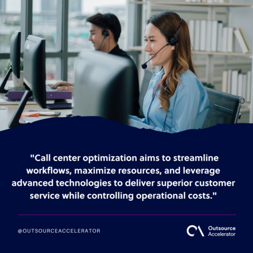 What is call center optimization