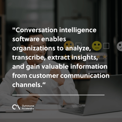 What is conversation intelligence software
