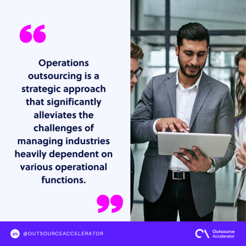 What is operations outsourcing