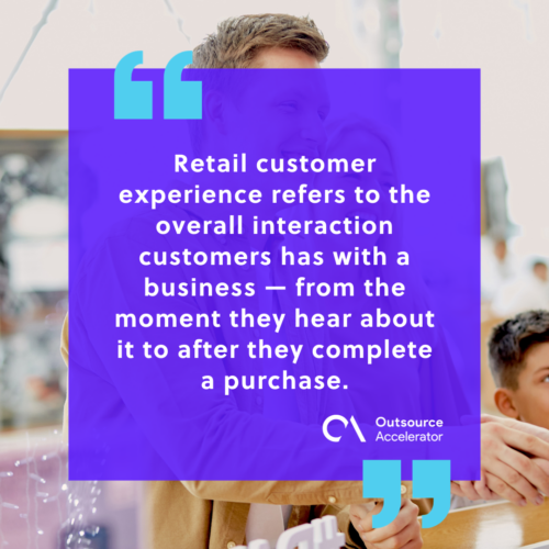 What is retail customer experience