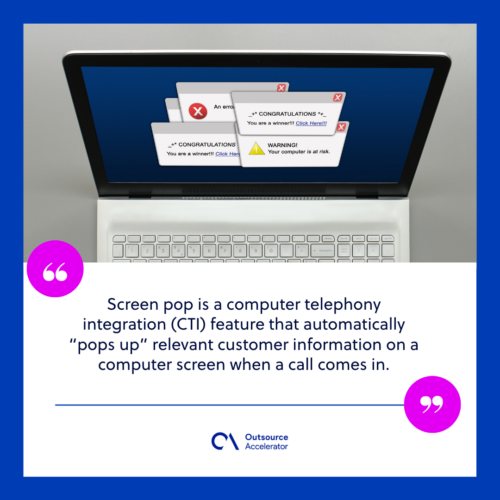 What is screen pop