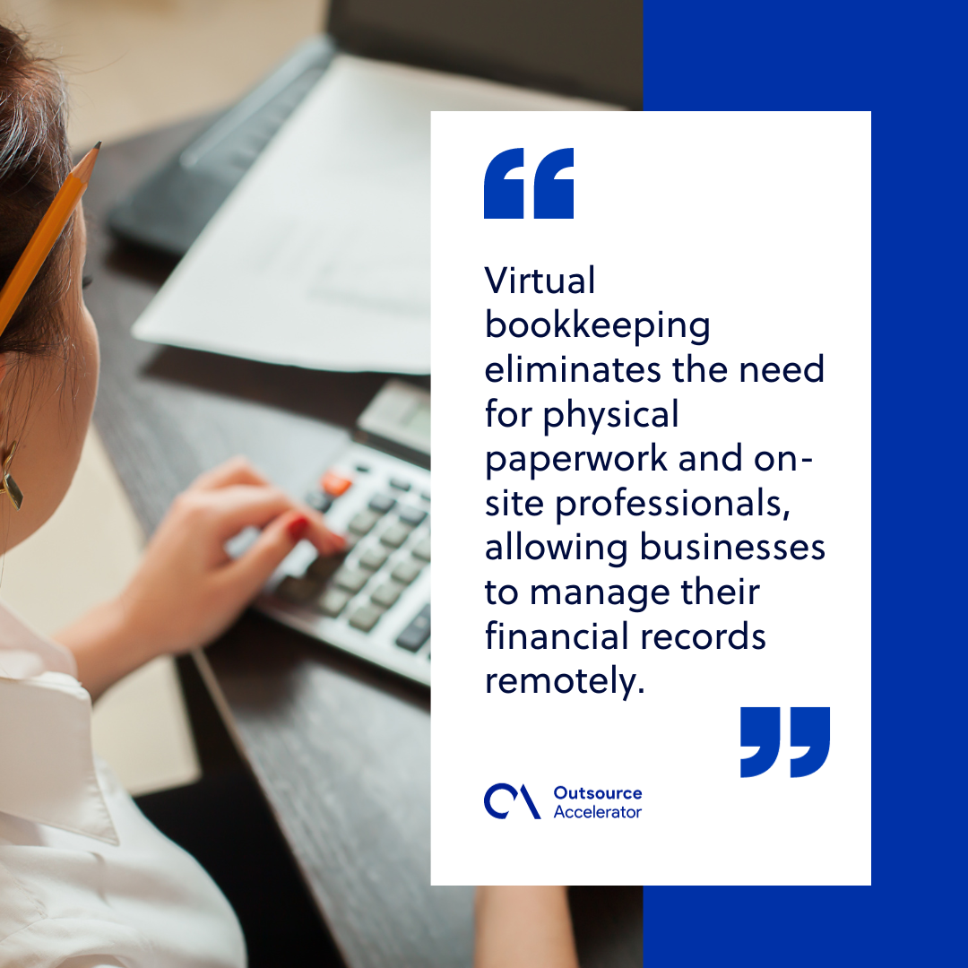 Virtual bookkeeping How it works Outsource Accelerator