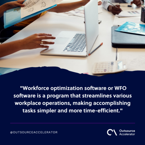 What is workforce optimization software