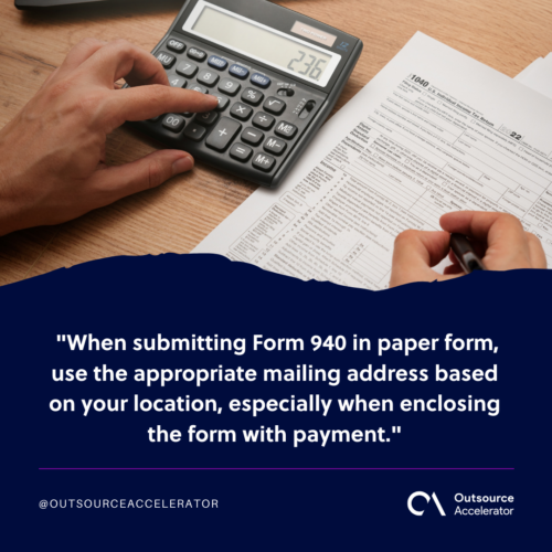 Where and when to file form 940