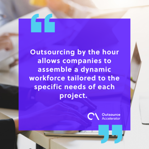 Why consider outsourcing by the hour
