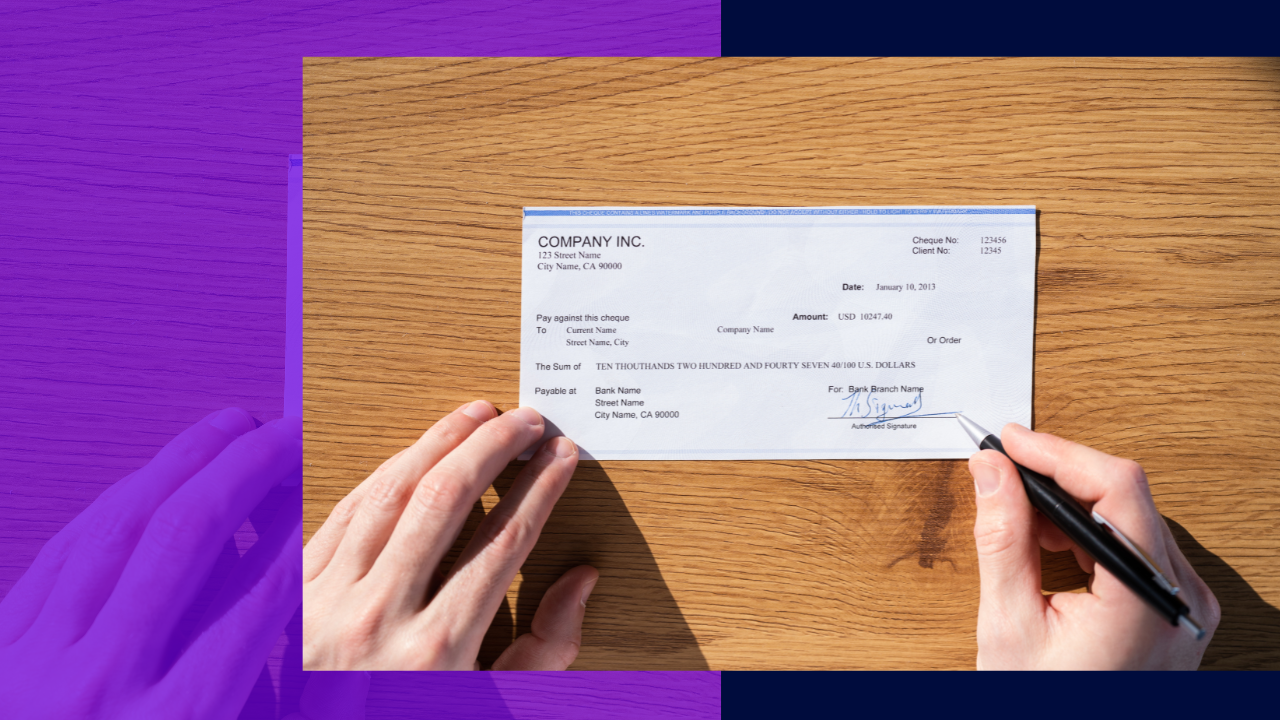Writing Payroll Compensation Check