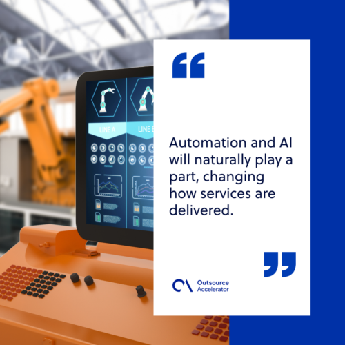 automation factory concept with 3d rendering control panel screen with robotic arms