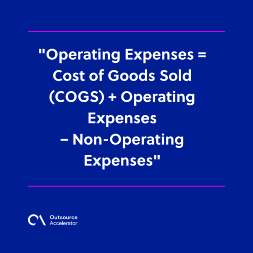 How to calculate operating expenses