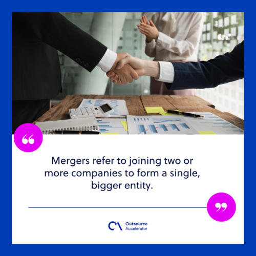 What are mergers