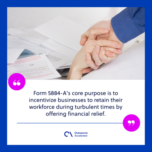 What is Form 5884-A