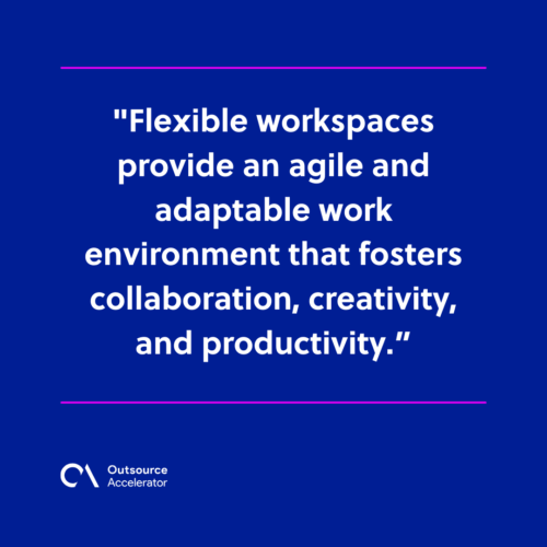 What is a flexible workspace