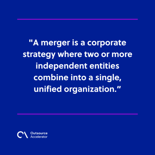 What is a merger