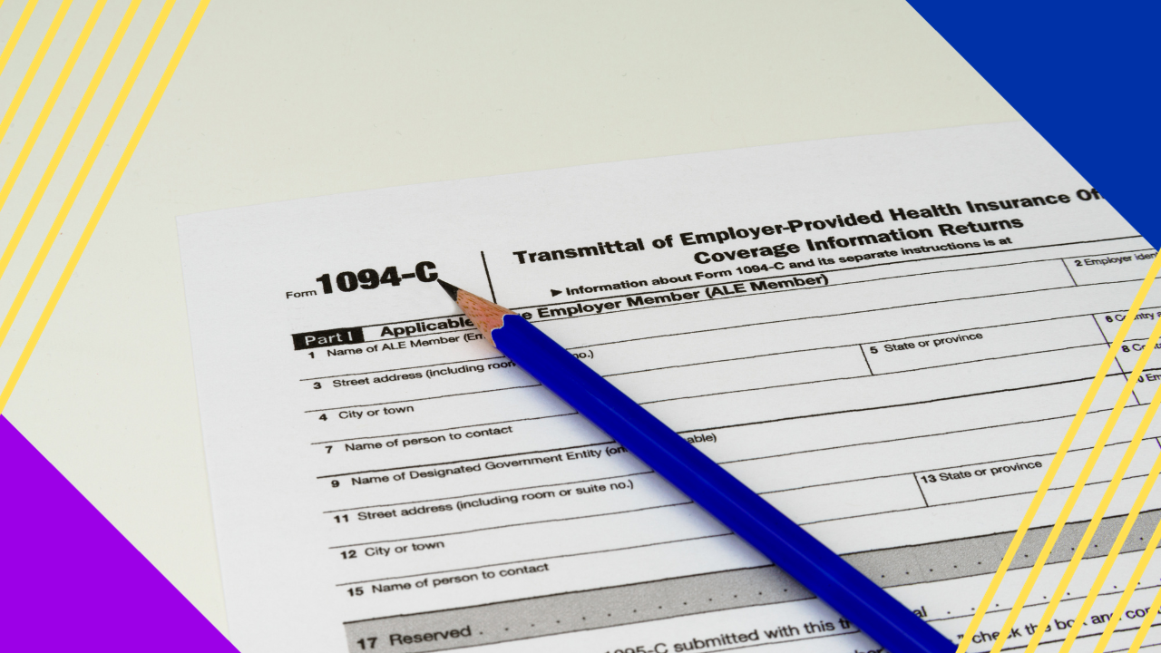 Tax Form 1094-C, Tax Form Details with Light Background