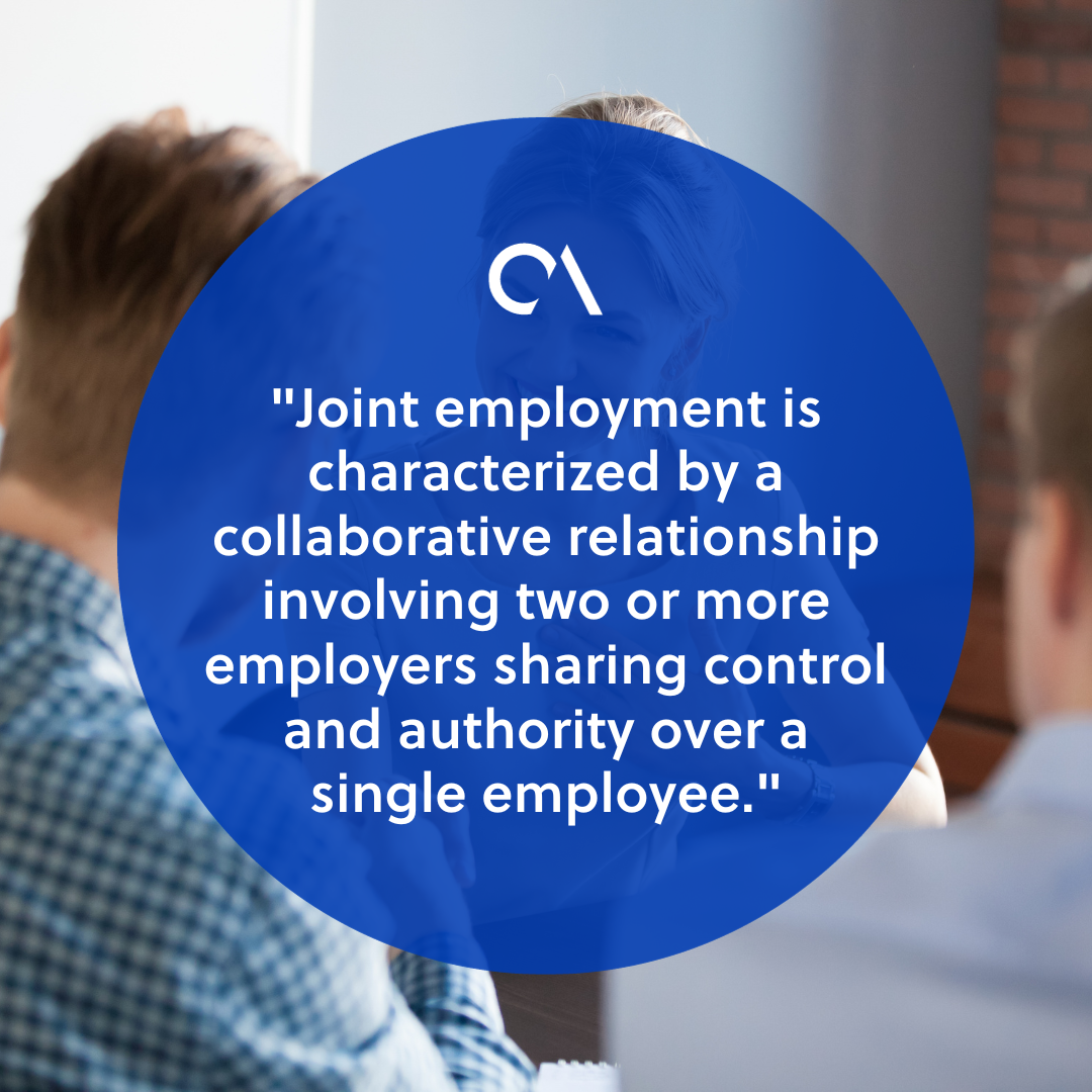 Coemployment vs. Joint employment Differences explained Outsource