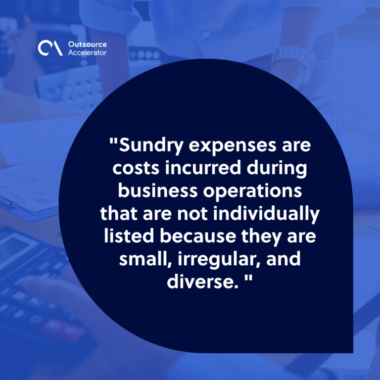 What are sundry expenses? Outsource Accelerator