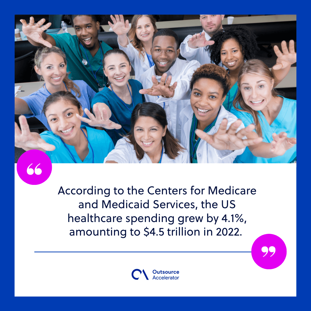 Top 20 healthcare outsourcing companies in the United States