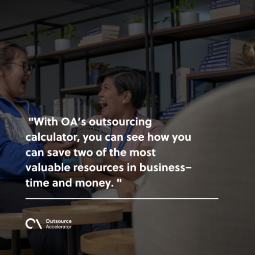 Why use the Outsource Accelerator Outsourcing Cost Calculator 