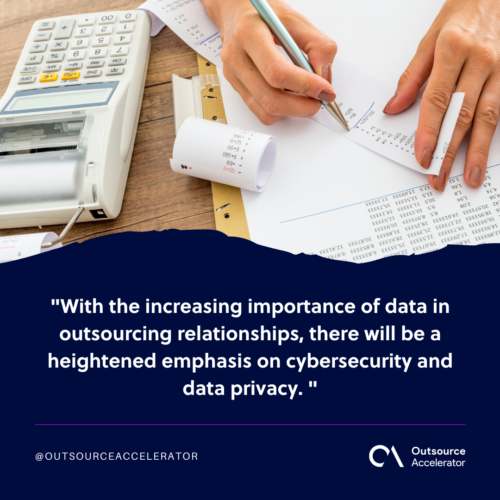 Focus on cybersecurity and data privacy 
