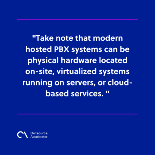 How hosted PBX phone systems work