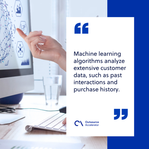 Benefits of using machine learning for customer service