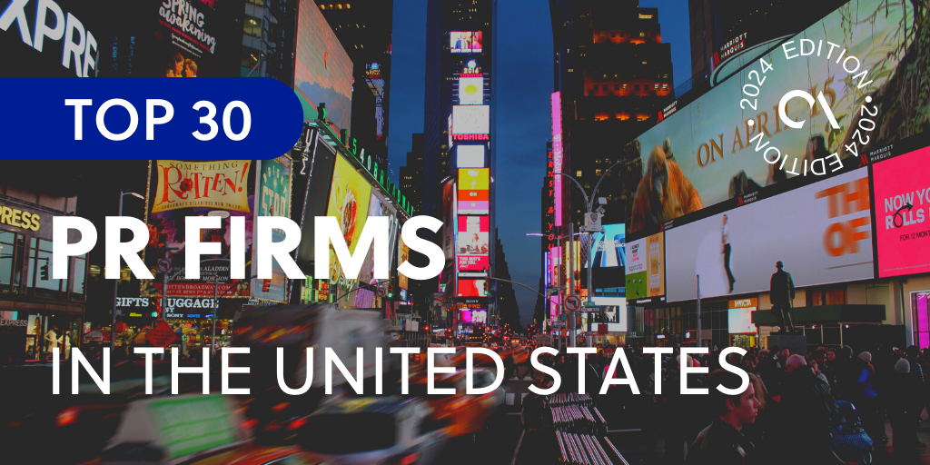 Top 30 PR firms in the United States