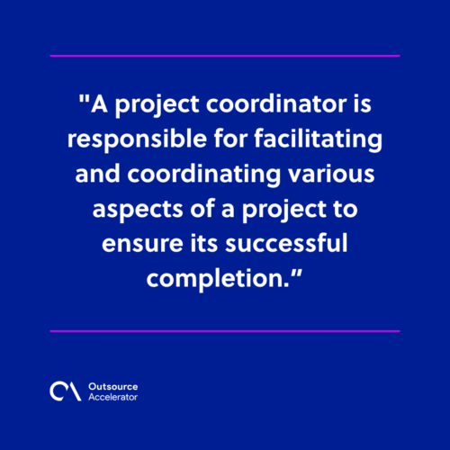 What is a project coordinator