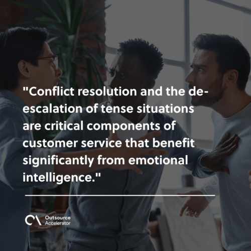 Conflict resolution and de-escalation 