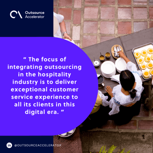 How outsourcing in the hospitality industry works