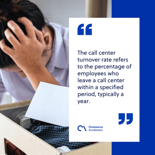 Common causes of high call center turnover rate