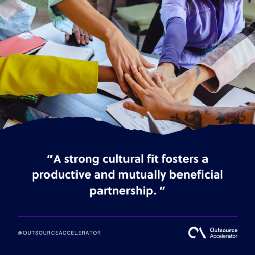 Consider cultural fit
