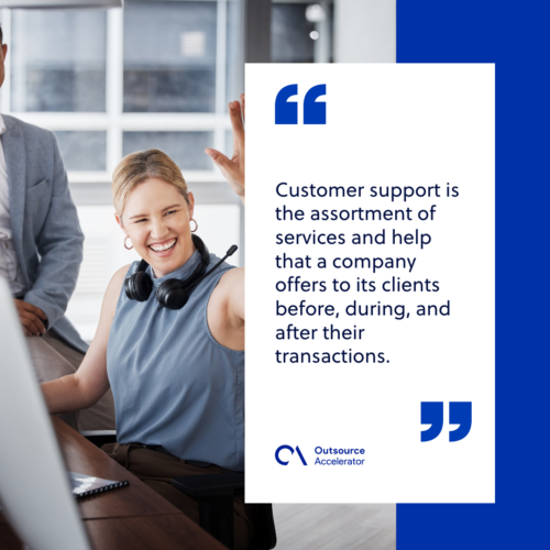 Defining customer support 