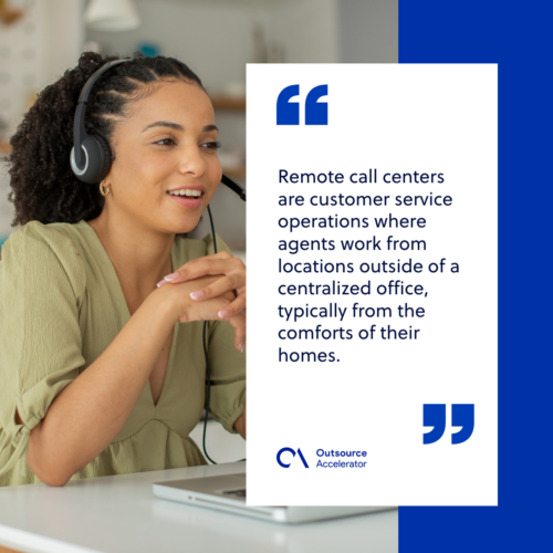 Understanding remote call centers