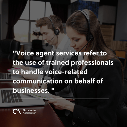 Understanding voice agent services 