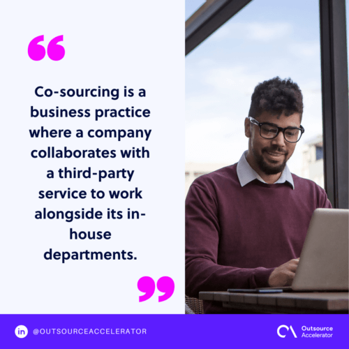 What is co-sourcing 