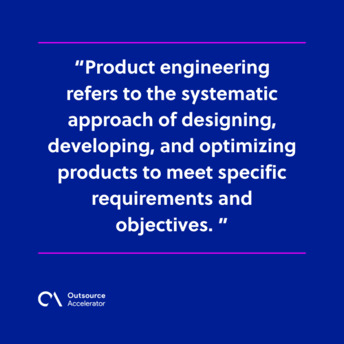 What is product engineering
