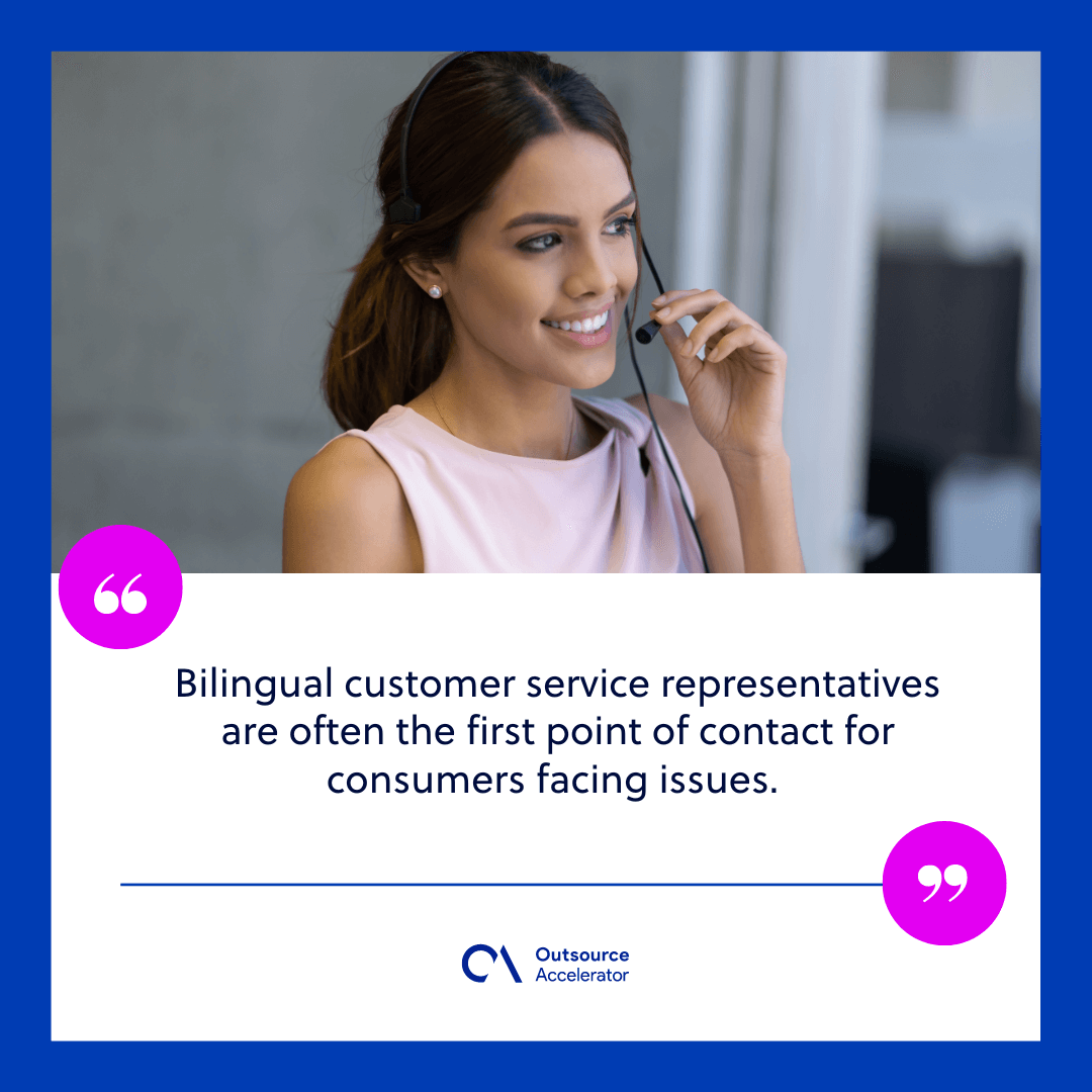 Why it pays to outsource bilingual customer service representatives ...