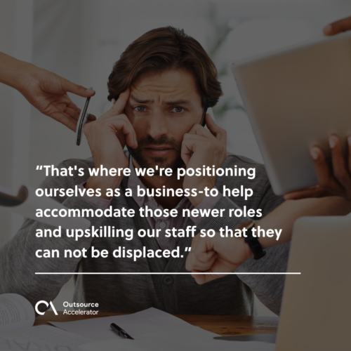 Establishing AI operations in outsourcing