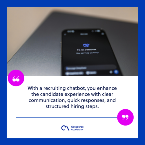 3 Benefits of using a recruiting chatbot