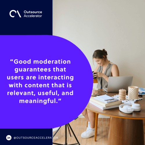 Benefits of e-commerce content moderation