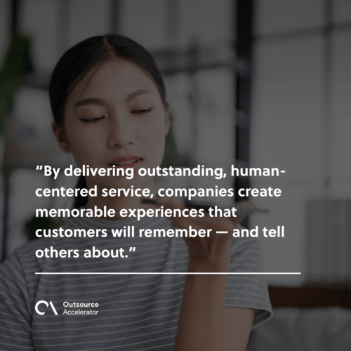 Building customer loyalty through human touchpoints