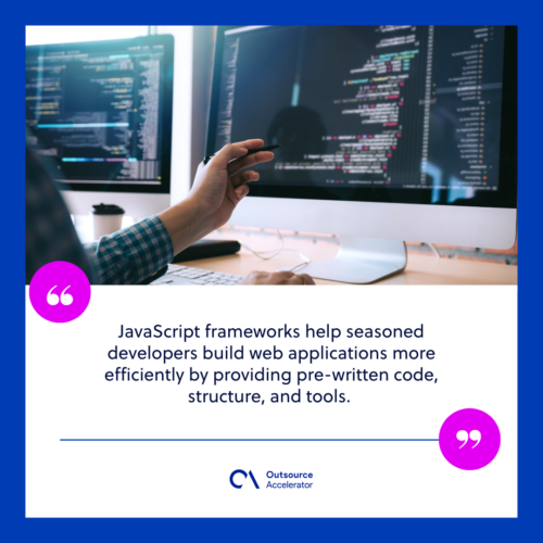 Examples of JavaScript development frameworks