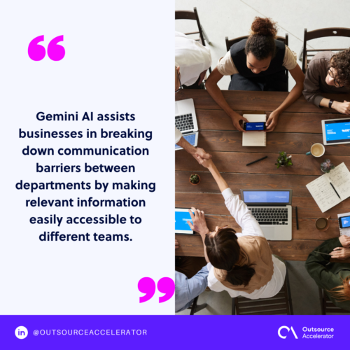 Improves cross-department collaboration
